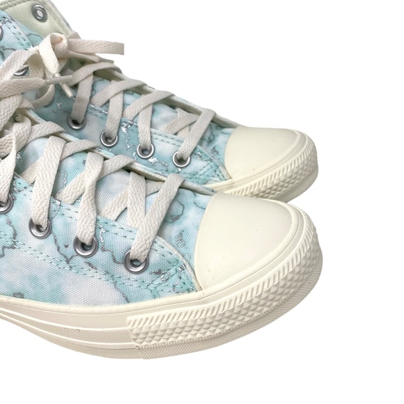 Converse CTAS HI All Star High Top Blue Light Dew Women Canvas Sneakers A02035C - Picture 4 of 9